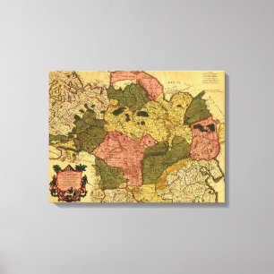 Lienzo Siberia, RussiaPanoramic MapSiberia, Rusia