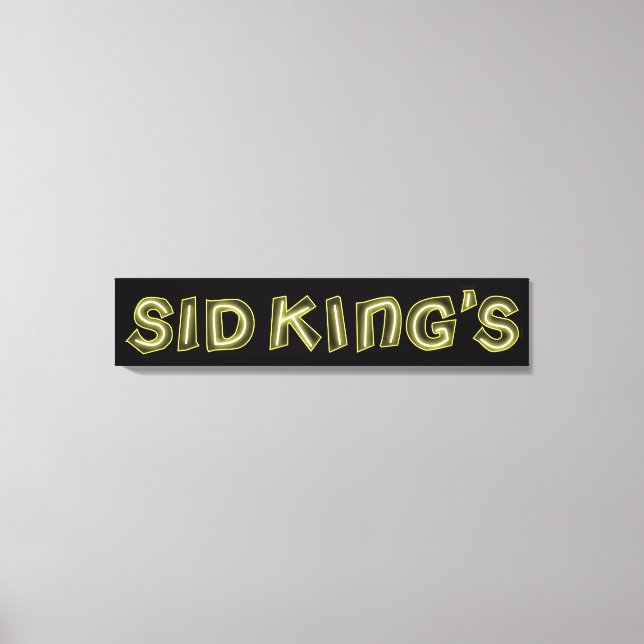 Lienzo sid king (Anverso)