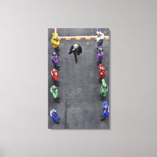 Lienzo Sideboys del arco iris de la marina de guerra de