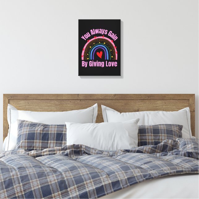 Lienzo Siempre Ganas Dando Amor (Insitu(Dormitorio))