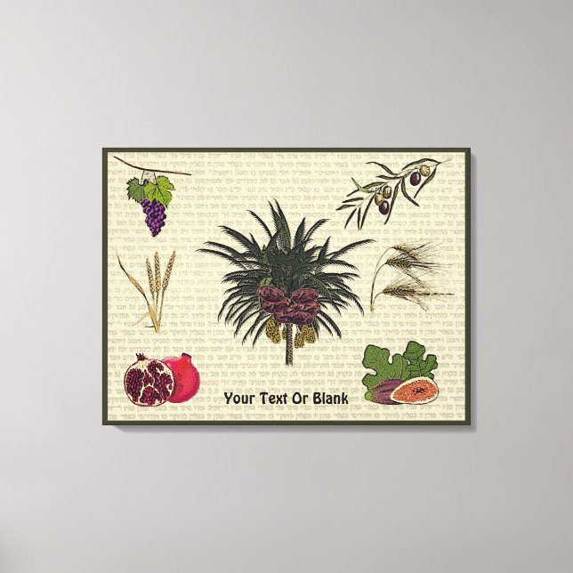 Lienzo Siete especies (Anverso)