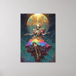 Lienzo Siete Poderes Santa Muerte