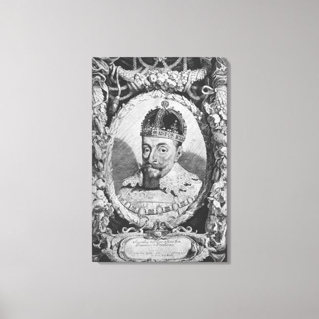 Lienzo Sigismund Vasa, Rey de Polonia y Suecia (Anverso)