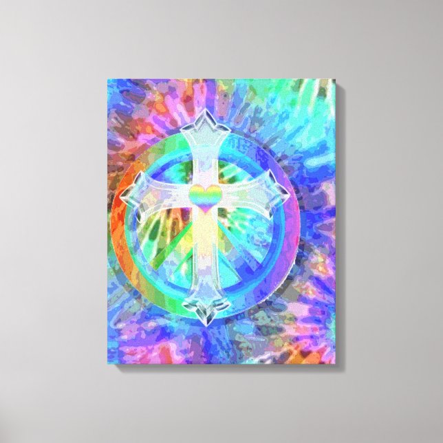Lienzo Signo de cruz y paz (Anverso)