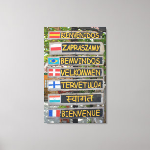 Lienzo Signo positivo