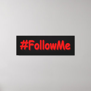 Lienzo "Sígueme" Diseño Cuto. ¡Hazte con una en Zazzle