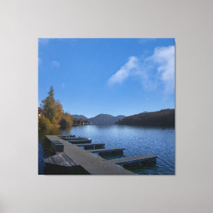 Lienzo Silbertsgraben Walchensee Triptych