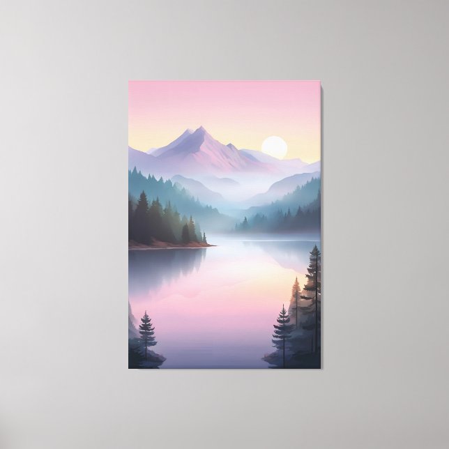 Lienzo Silencio en Sunset (Anverso)