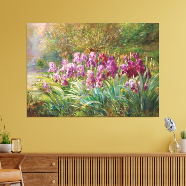 Lienzo Silencios e irlandeses por un arroyo (Insitu (Sala de estar))