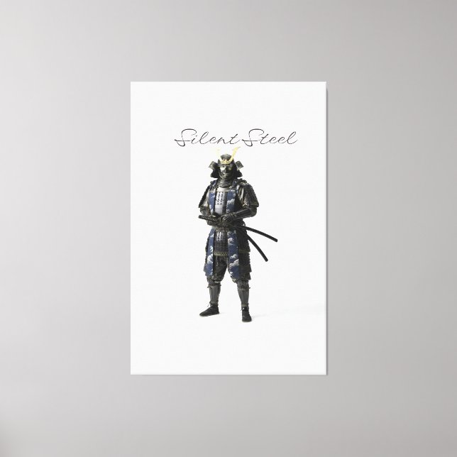 Lienzo Silent steel samurai (Anverso)
