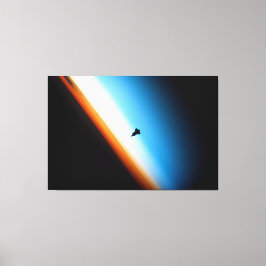 Lienzo Silhouette de la iniciativa del transbordador espa