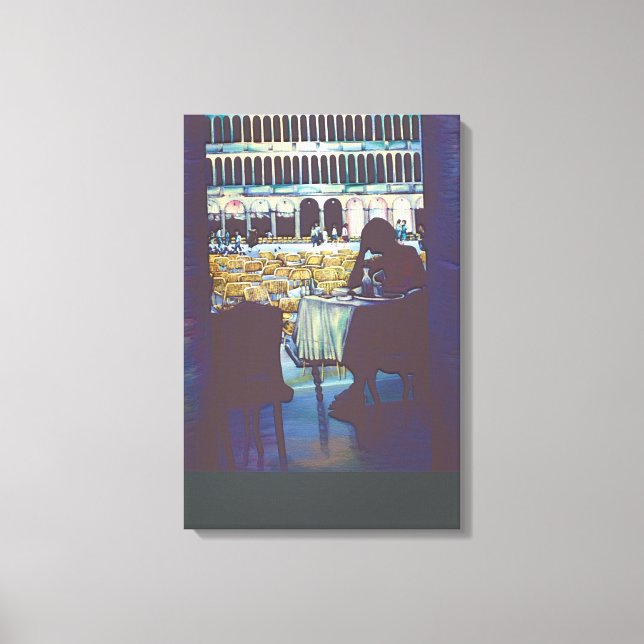 Lienzo Silhouette de San Marcos, Venecia (Anverso)