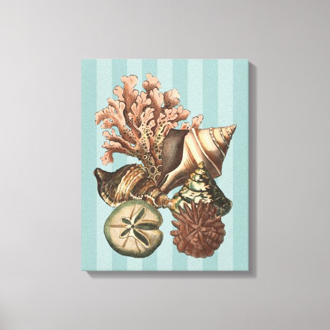 Lienzo Silhouette Sea Life (Anverso)