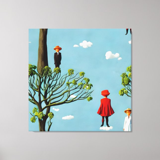 Lienzo Silhouettes de Fancy (Anverso)