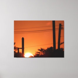 Lienzo Silhouettes de Sunset