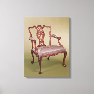 Lienzo Sillón de Thomas Chippendale, c.1760