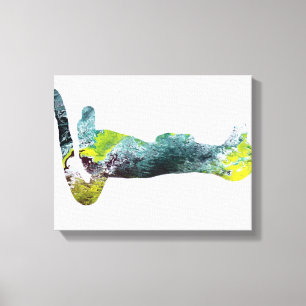 Lienzo Silueta de Meerkat