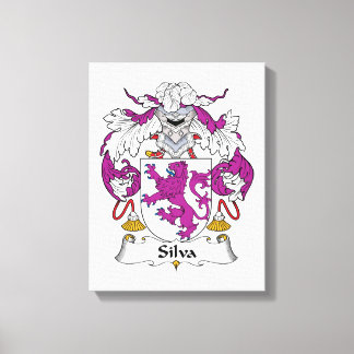 Lienzo Silva Family Crest