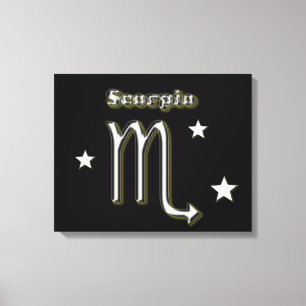 Lienzo Símbolo de cromo de Scorpio