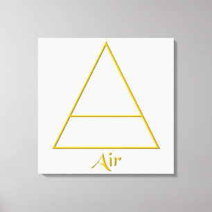 Lienzo Símbolo de elemento aéreo de Pagan caído