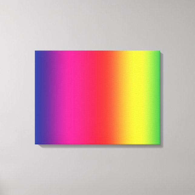 Lienzo Símbolo de movimiento social LGBT (Anverso)