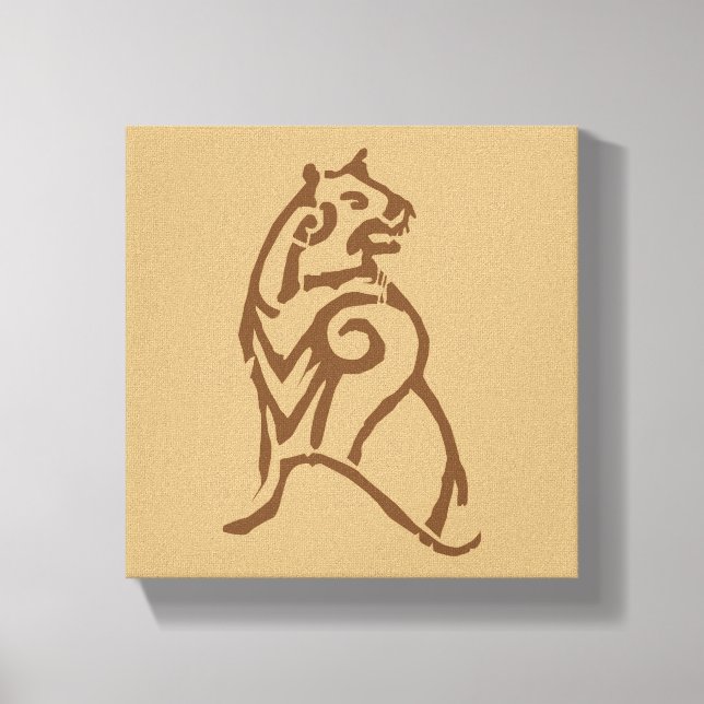 Lienzo Símbolo de oso BEORN™ (Anverso)