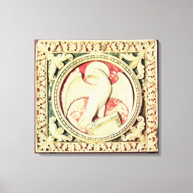 Lienzo Símbolo de San Juan evangelista (Anverso)