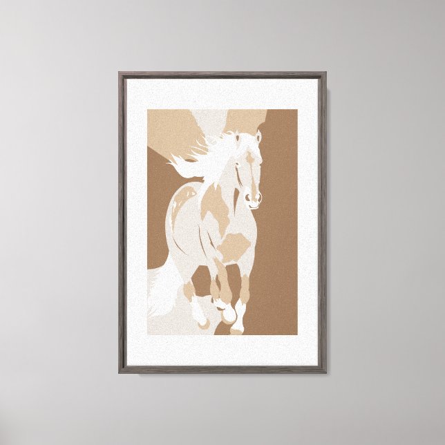 Lienzo Símbolo del Caballo (Anverso)