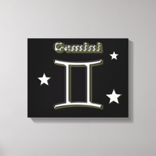 Lienzo Símbolo del cromo de Gemini