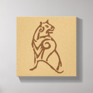 Lienzo Símbolo del oso de BEORN™