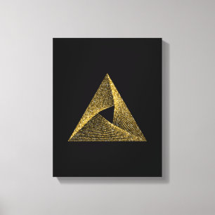 Lienzo Símbolo sagrado de geometría