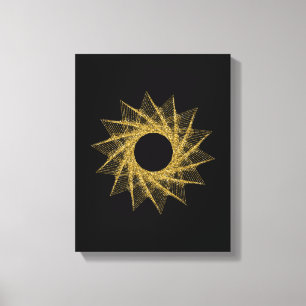 Lienzo Símbolo sagrado de la geometría