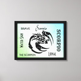 Lienzo Símbolo zodiacal de Escorpio