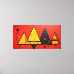 Lienzo Símbolos geométricos Resumen #03.