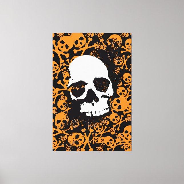 Lienzo Simetría inquietante: una serie vibrante de humano (Anverso)