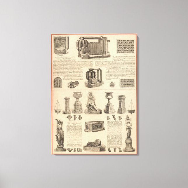 Lienzo Simonds Manufacturing Company Stewart (Anverso)