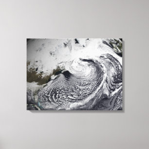 Lienzo Simulación de la nube de un solo día 3