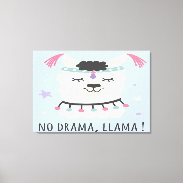 Lienzo Sin drama (Anverso)