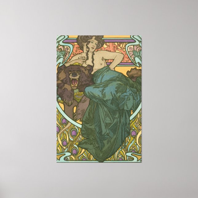 Lienzo Sin título de Alphonse Mucha (1902) (Anverso)