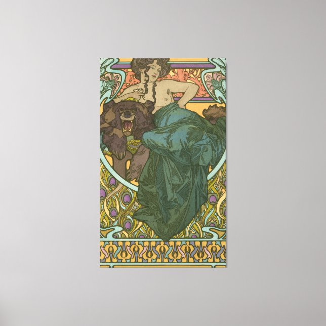 Lienzo Sin título de Alphonse Mucha (1902) (Anverso)