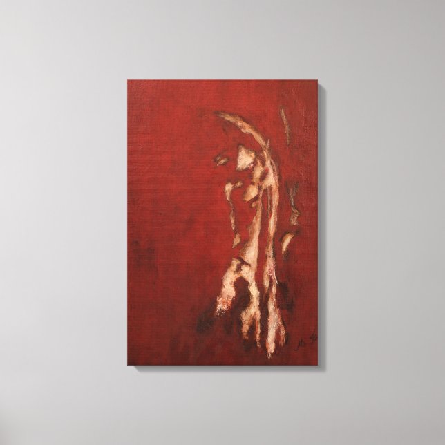 Lienzo sindona de 16" x 24" (Anverso)