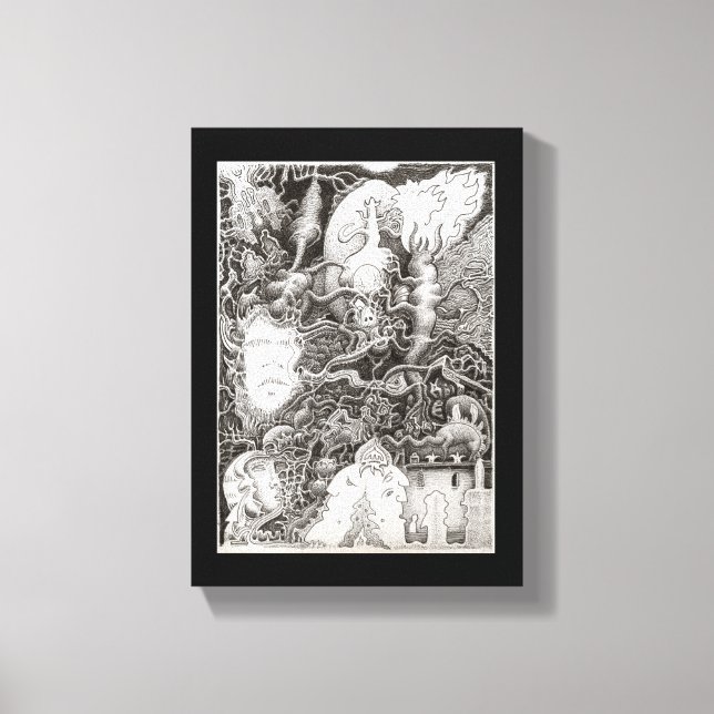 Lienzo Síndrome de Mindsucker (Anverso)