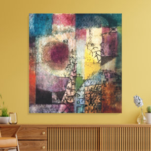 Lienzo Sinfonía abstracta: Paul Klee no tiene título