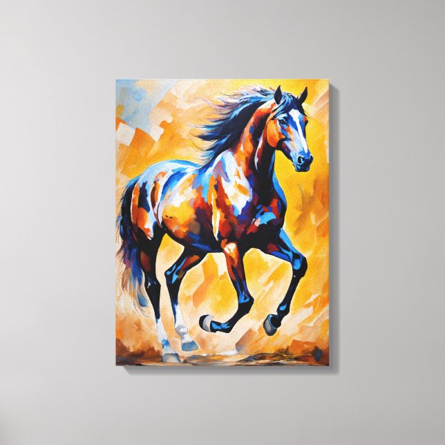 Lienzo Sinfonía de Impasto en abstracción moderna (Anverso)