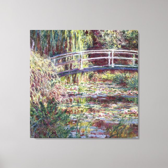 Lienzo Sinfonía del puente monet japonés en Bella Artes R (Anverso)