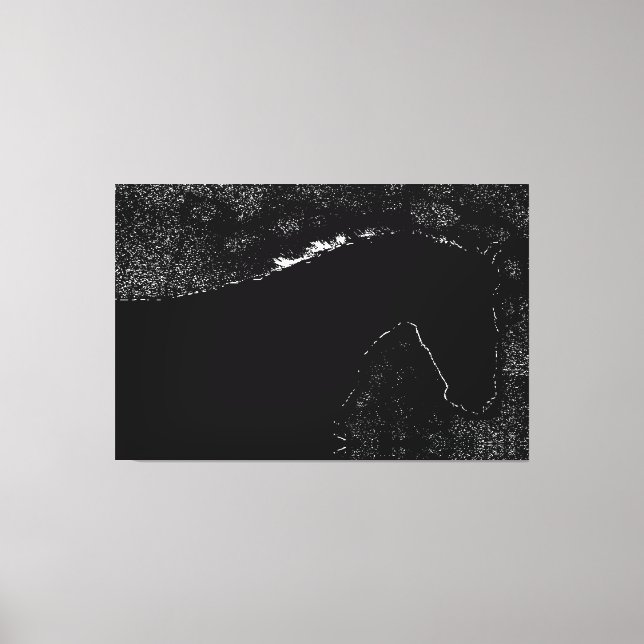 Lienzo Sinfonía Equina Crepuscular (Anverso)