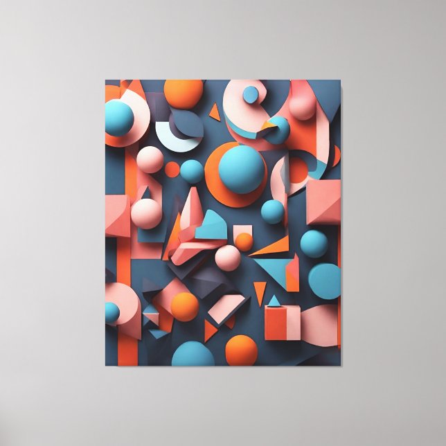 Lienzo Sinfonía visual (Anverso)