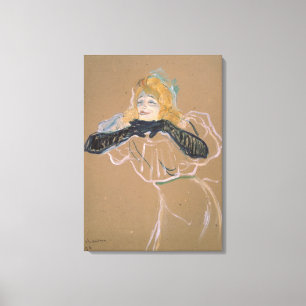 Lienzo Singi de Enrique de Toulouse-Lautrec el   Yvette