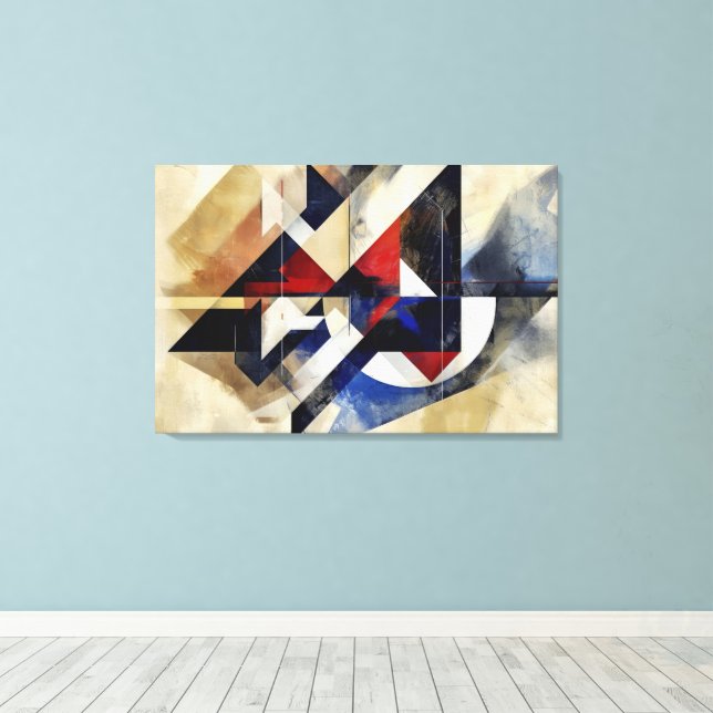 Lienzo Singular Abstraction (Insitu (piso de madera))