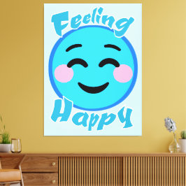 Lienzo Sintiéndose feliz